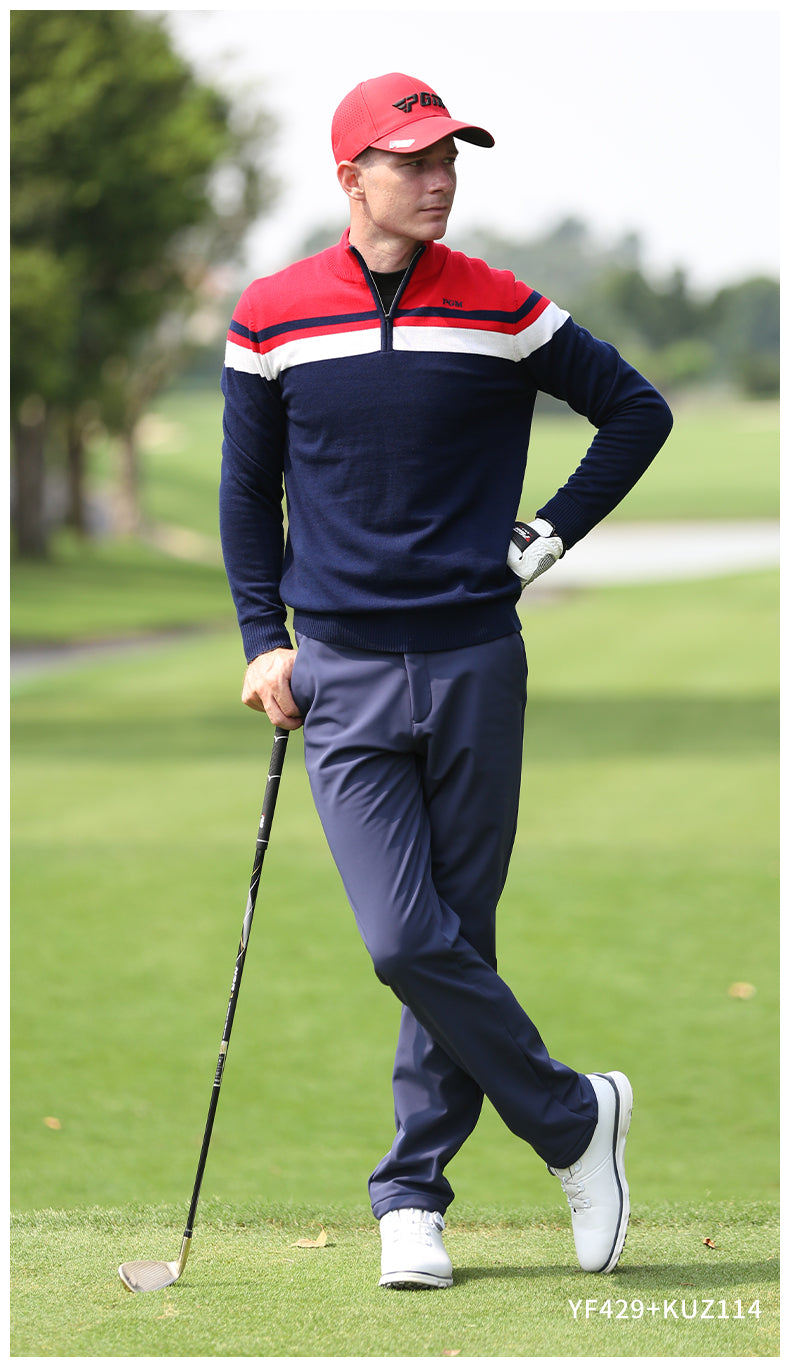 PGM KUZ114 warm golf pants custom logo high end winter waterproof men's golf pants