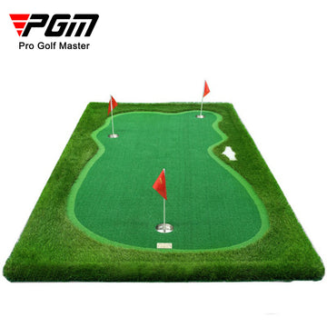 PGM GL006 custom outdoor large putting mat golf training aids mini golf putting green