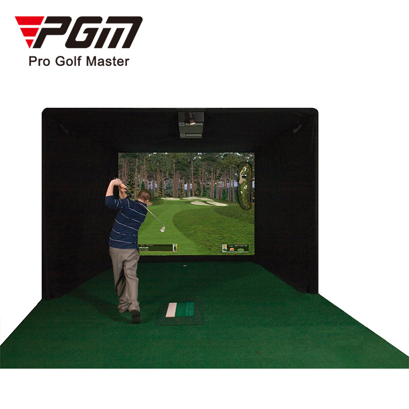 PGM MNQ002 home golf simulator launch monitor system full swing indoor golf simulator
