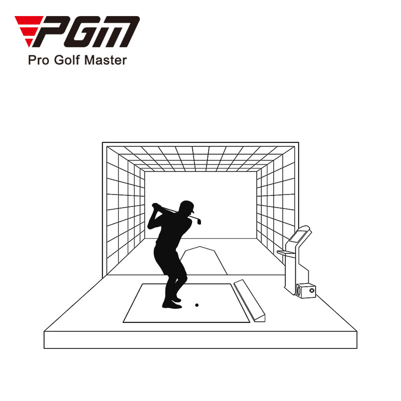 PGM MNQ002 home golf simulator launch monitor system full swing indoor golf simulator