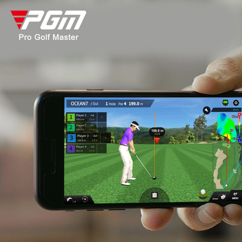 PGM MNQ009 mini golf swing simulator price portable golf simulator