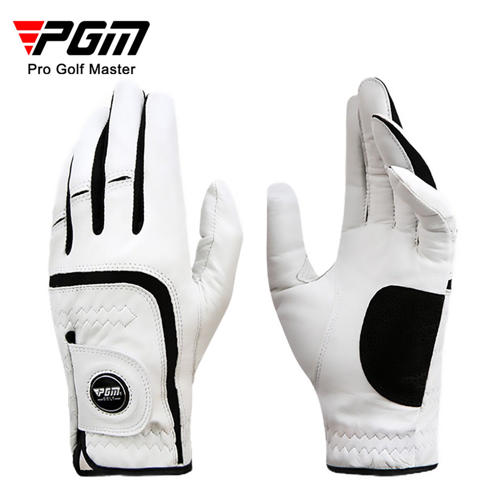 PGM ST021 Cheap Price Golf Men's Leather Golf Glove w/ marker
