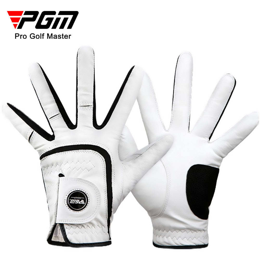 PGM ST021 Cheap Price Golf Men's Leather Golf Glove w/ marker