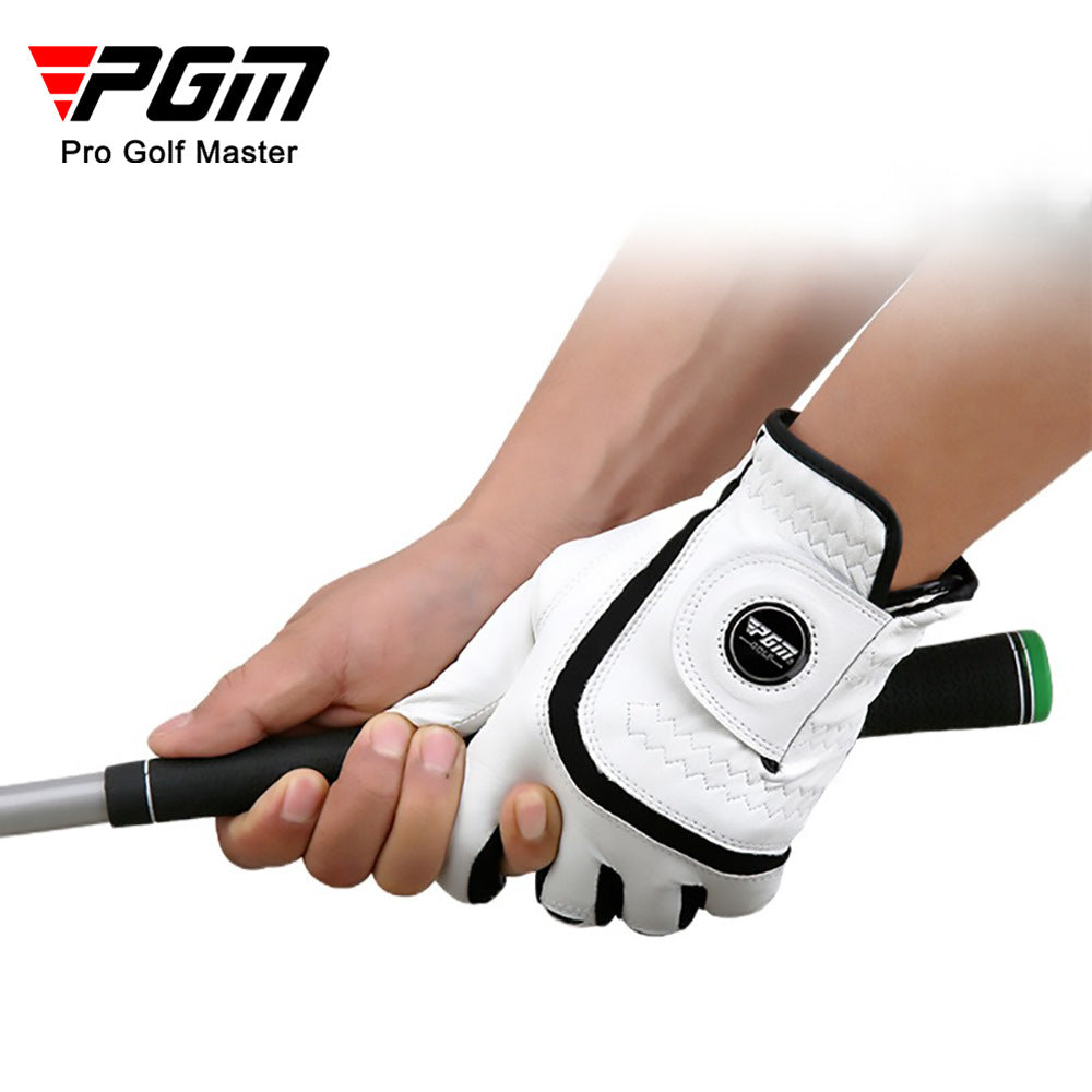 PGM ST021 Cheap Price Golf Men's Leather Golf Glove w/ marker