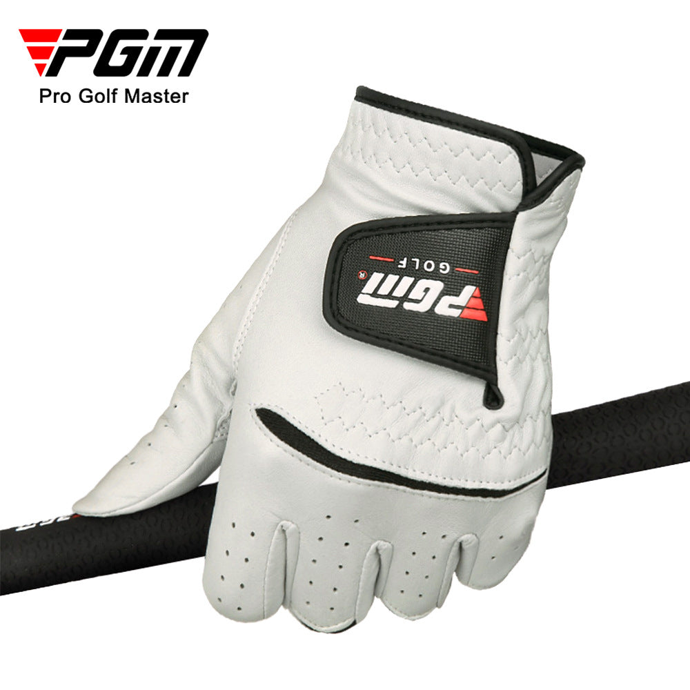 PGM ST025 men golf mitten sheepskin leather mitten anti-slip golf mitten -(suitable for Left/Right hand)