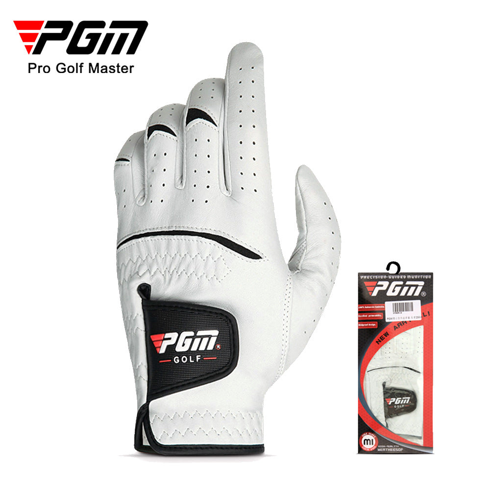 PGM ST025 men golf mitten sheepskin leather mitten anti-slip golf mitten -(suitable for Left/Right hand)