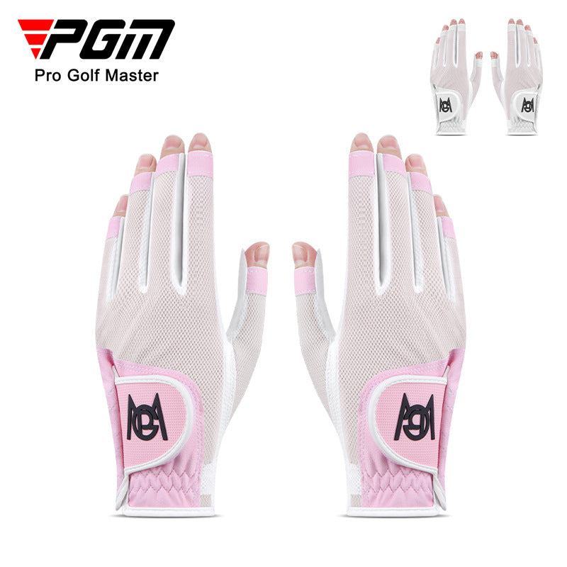 PGM ST028 colored custom logo golf gloves manufacturer ladies golf gloves