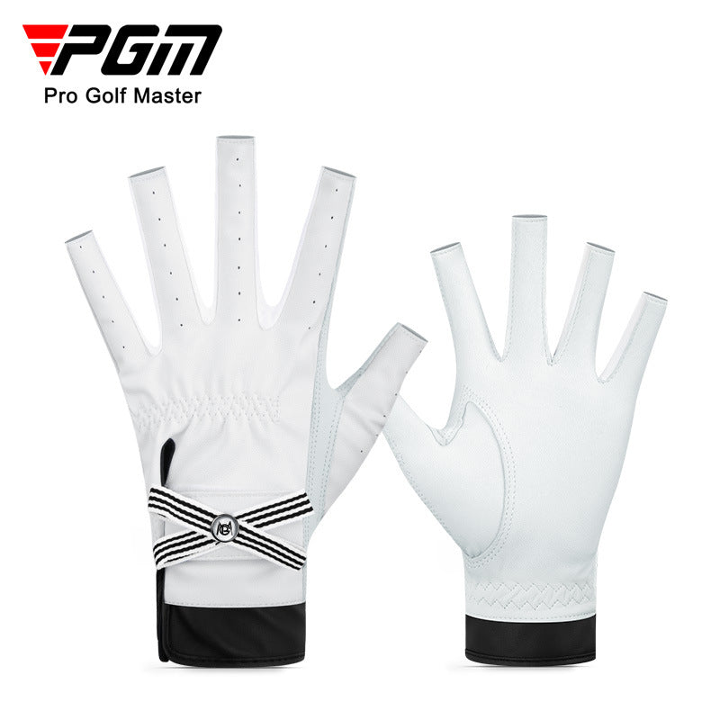PGM ST029 colored custom golf gloves women synthetic leather wholesale golf gloves