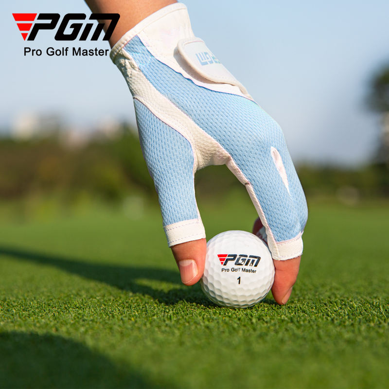 PGM ST032 Women's Open Finger Glove Breathable Mesh Sunscreen Finger Covers Left and Right Hands Factory Golf Gloves
