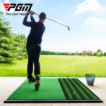 PGM DJD039 3D golf driving range training swing mat non-slip simulator golf hitting mat