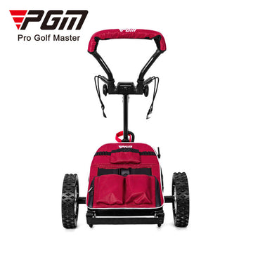PGM QC008 custom foldable remote controller electric golf trolley with smart AI vision follow caddy
