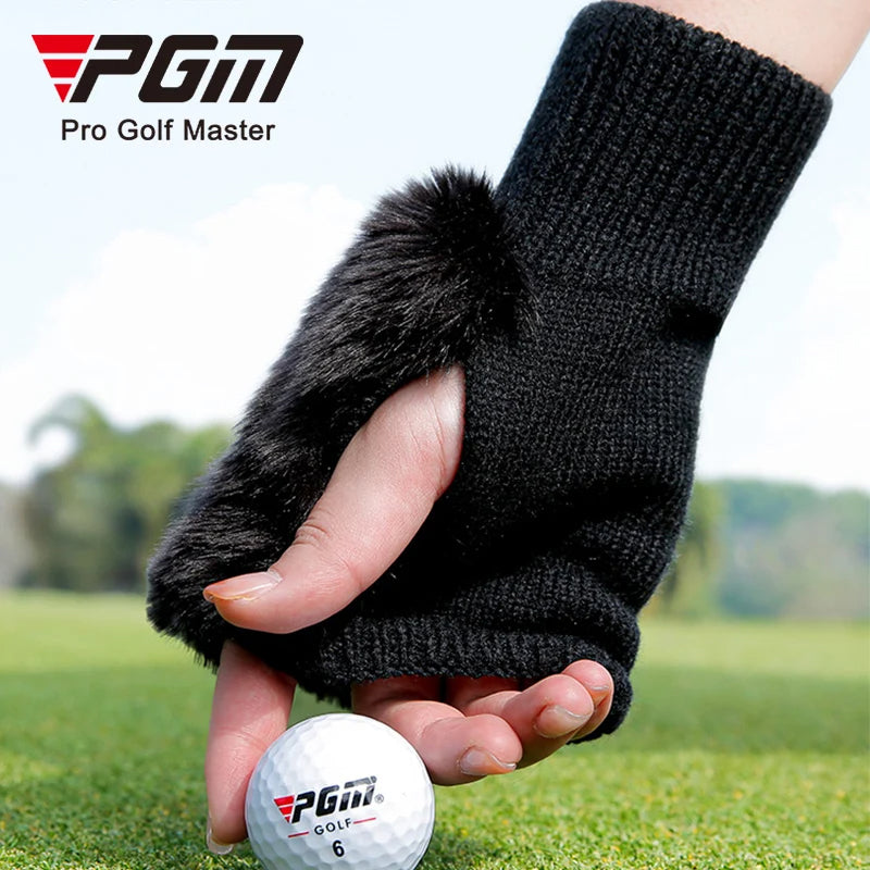 PGM ST036 oem gloves women winter knit warmer golf winter glove custom golf gloves
