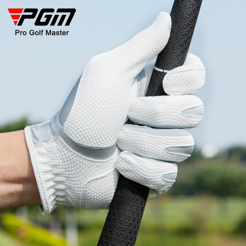 PGM ST035 custom PU golf gloves hands use high elastic breathable golf glove for men