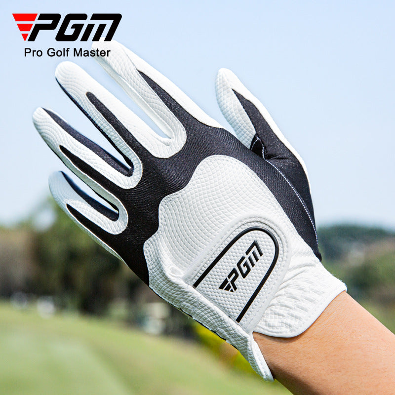 PGM ST035 custom PU golf gloves hands use high elastic breathable golf glove for men
