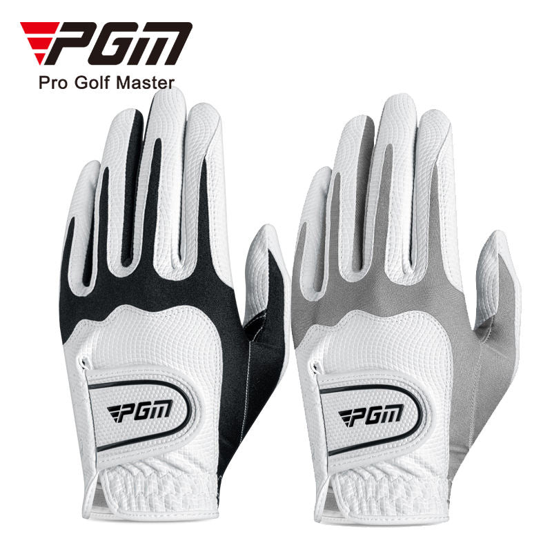 PGM ST035 custom PU golf gloves hands use high elastic breathable golf glove for men