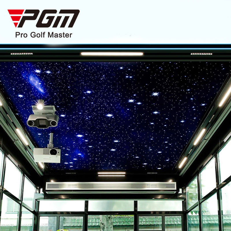 PGM MNQ012 outdoor golf simulator enclosure set home KTV cinema commercial golf simulator house