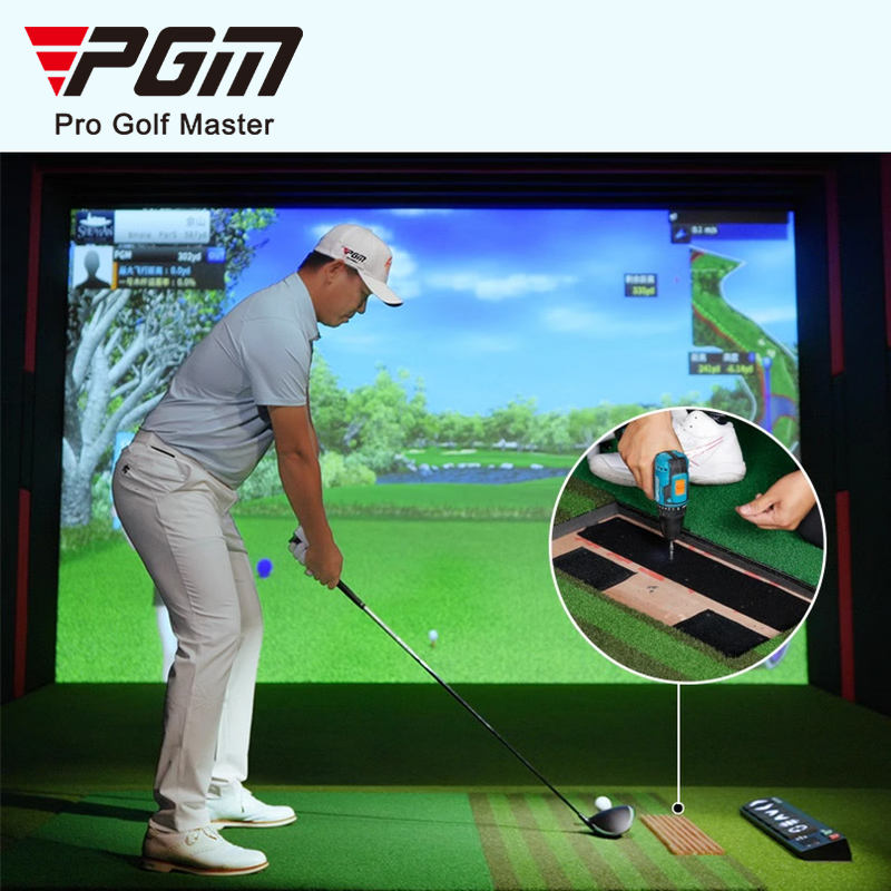 PGM MNQ012 outdoor golf simulator enclosure set home KTV cinema commercial golf simulator house