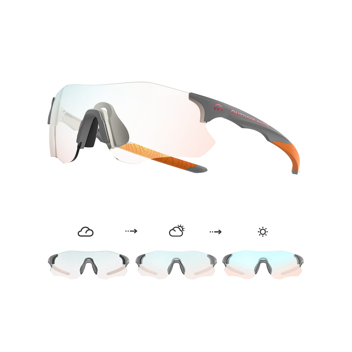 HAWKSharp HD Photochromic Sport Sunglasses