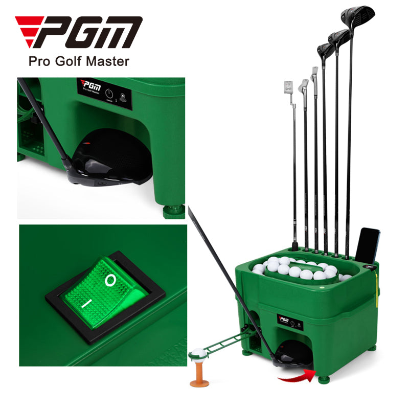 PGM JQ017 Golf Balls Automatic Driver Simulators And Golf Driving Range Teeing Machines Automatic Golf Ball Dispenser Machine