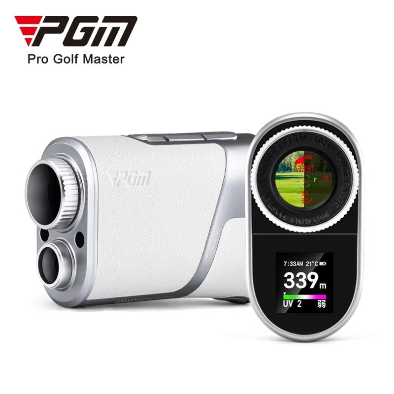 PGM JQ020 Mini Night Vision Outdoor Sports Laser Range Finder Golf Rangefinder With Flag-Lock Meter Slope Adjusted