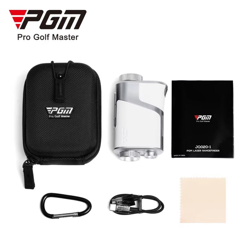 PGM JQ020 Mini Night Vision Outdoor Sports Laser Range Finder Golf Rangefinder With Flag-Lock Meter Slope Adjusted
