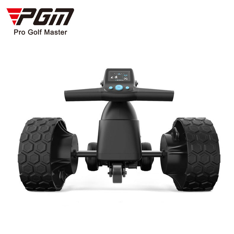 PGM QC009 Electric Ai Intelligent Follow-Up Golf Trolley with Screen Automatically Follows the Golf Trolley Folding Golf Trolley