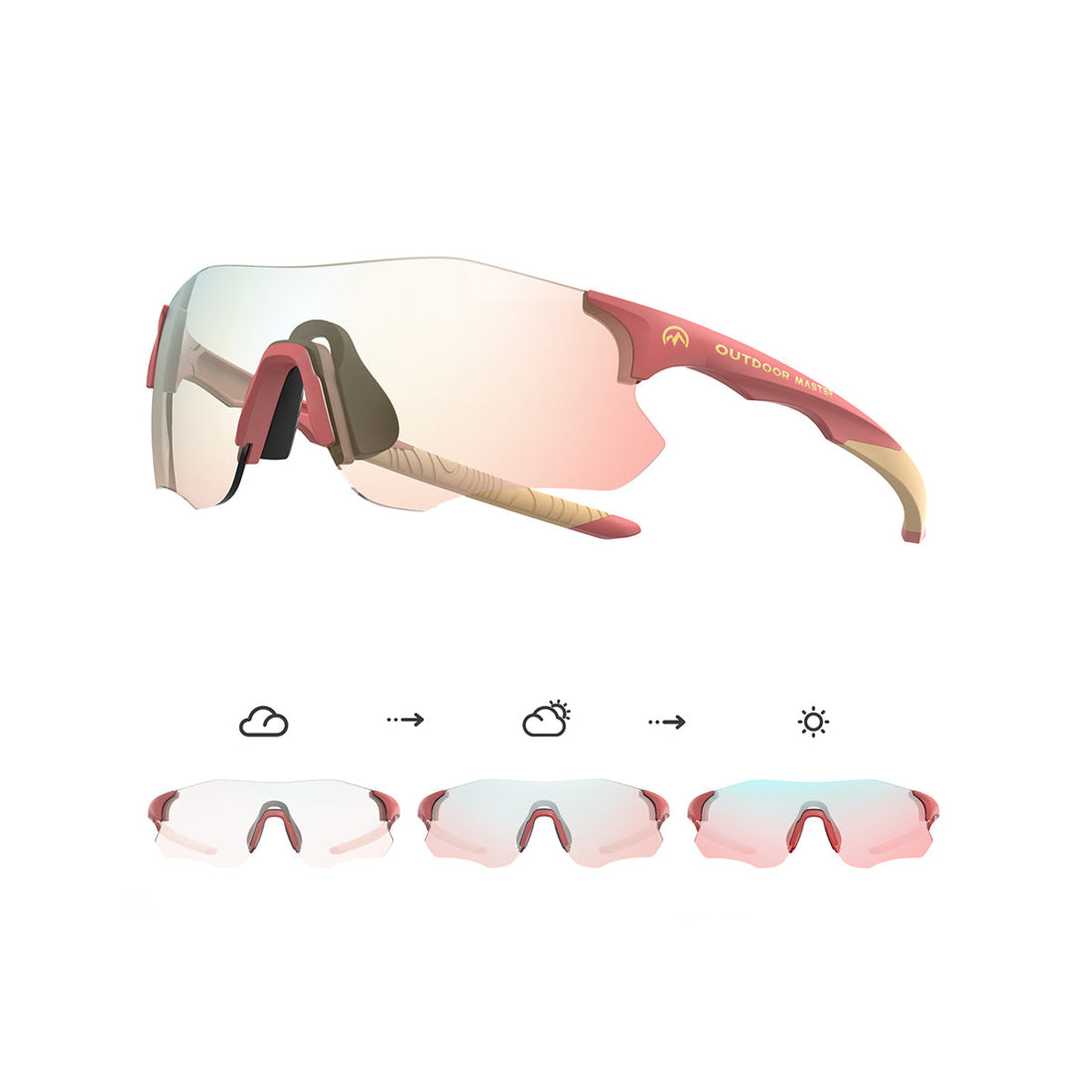 HAWKSharp HD Photochromic Sport Sunglasses