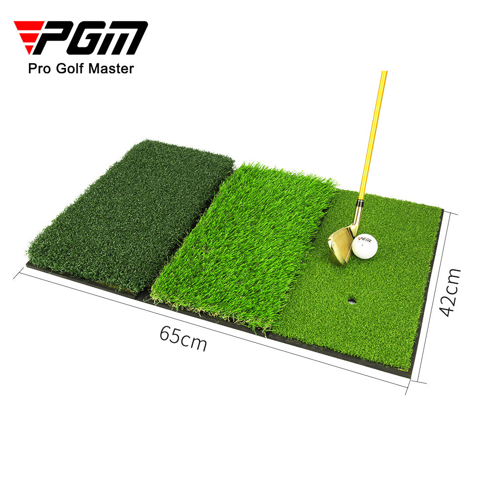 Foldable 3 in 1 Anti-slip Driving Range Practice Golf Hitting Mat (40*65cm)