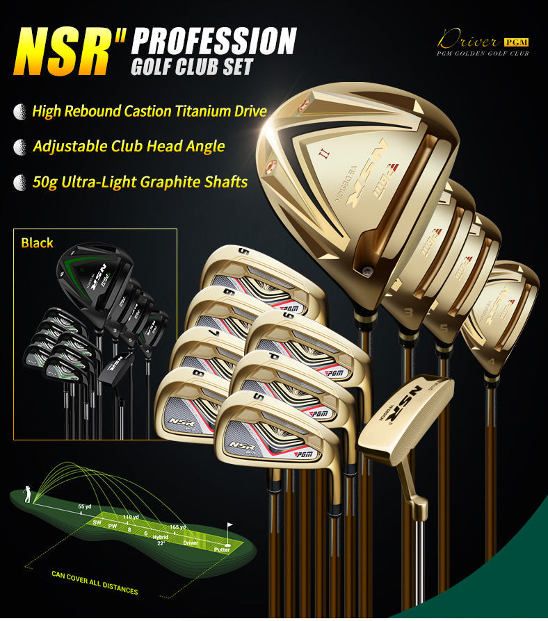 PGM MTG017 Black Color China Golf Clubs Complete Set
