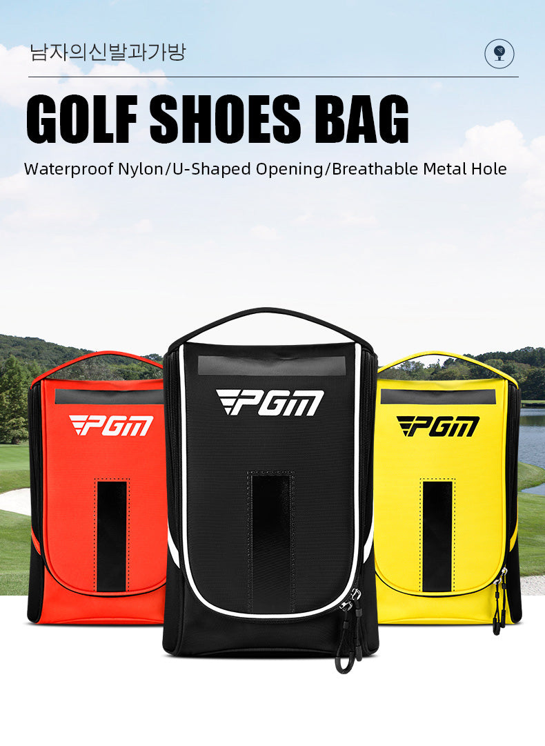 PGM XB005 wholesale golf shoe carry bag waterproof custom printed golf shoe bag