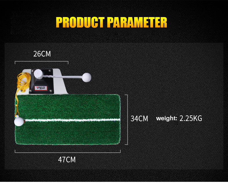 PGM HL001 China mini golf swing trainer mat office indoor practice golf chipping mat