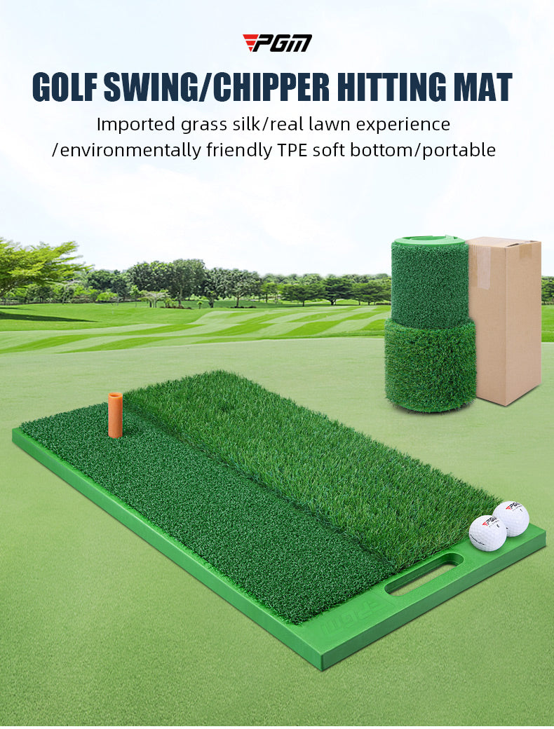 PGM DJD032 custom logo golf carpet mat 30*60cm mini golf hitting mats