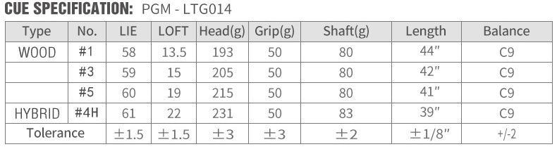 PGM LTG014 RIO II golf clubs complete set women professional golf clubs with staff golf bag