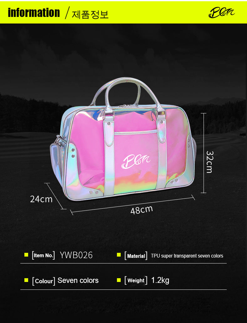 PGM YWB026 deluxe golf ladies shoe bags waterproof customized large golf boston bag