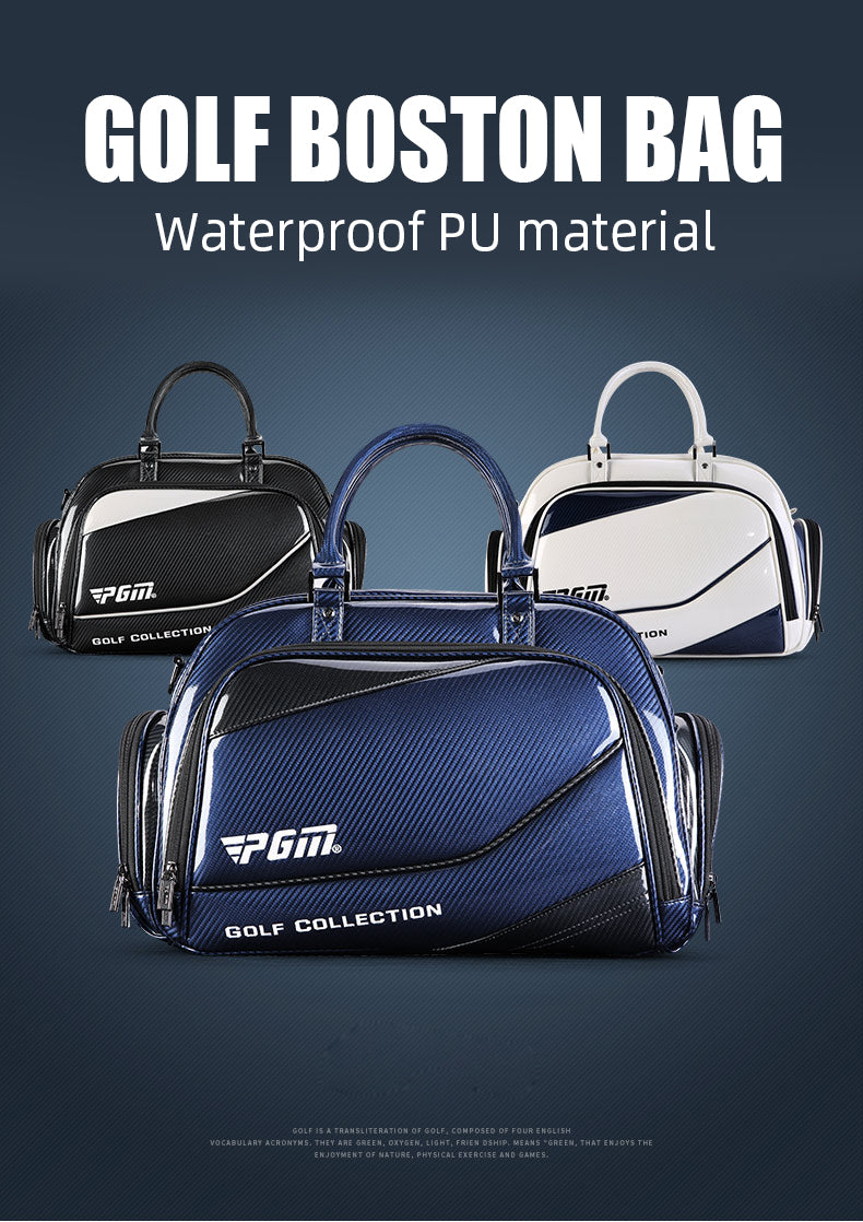 PGM YWB036 men waterproof golf boston sport clothing bag with shoe compartment