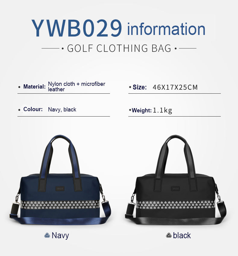 PGM YWB029 blue boston golf shoe bag large ladies golf boston bag