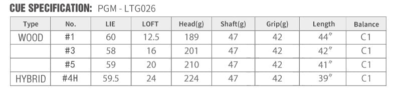PGM LTG026 NSR II New Design Shiny High Quality Professional Lady Golf Club Low Gravity Center High Rebound with Sakura Golf Bags