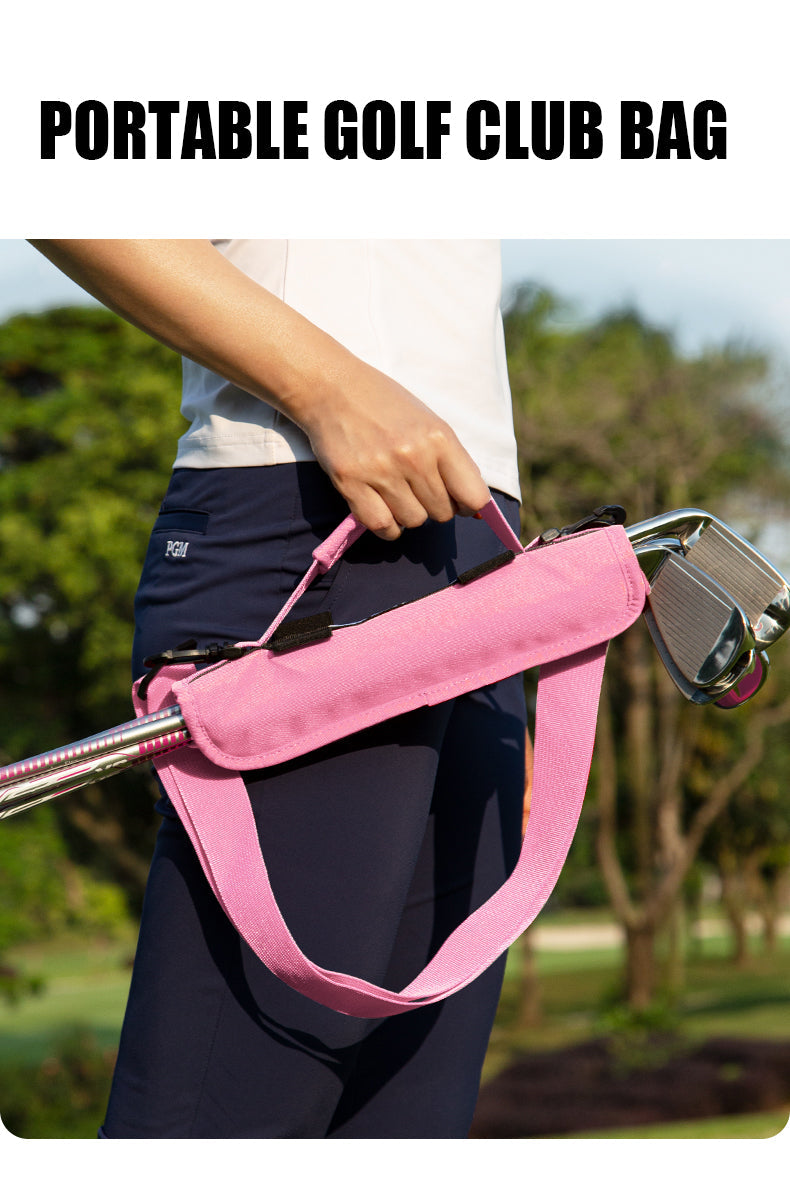 PGM SOB006 golf half bag 600D PU small golf range bag portable carry golf bag