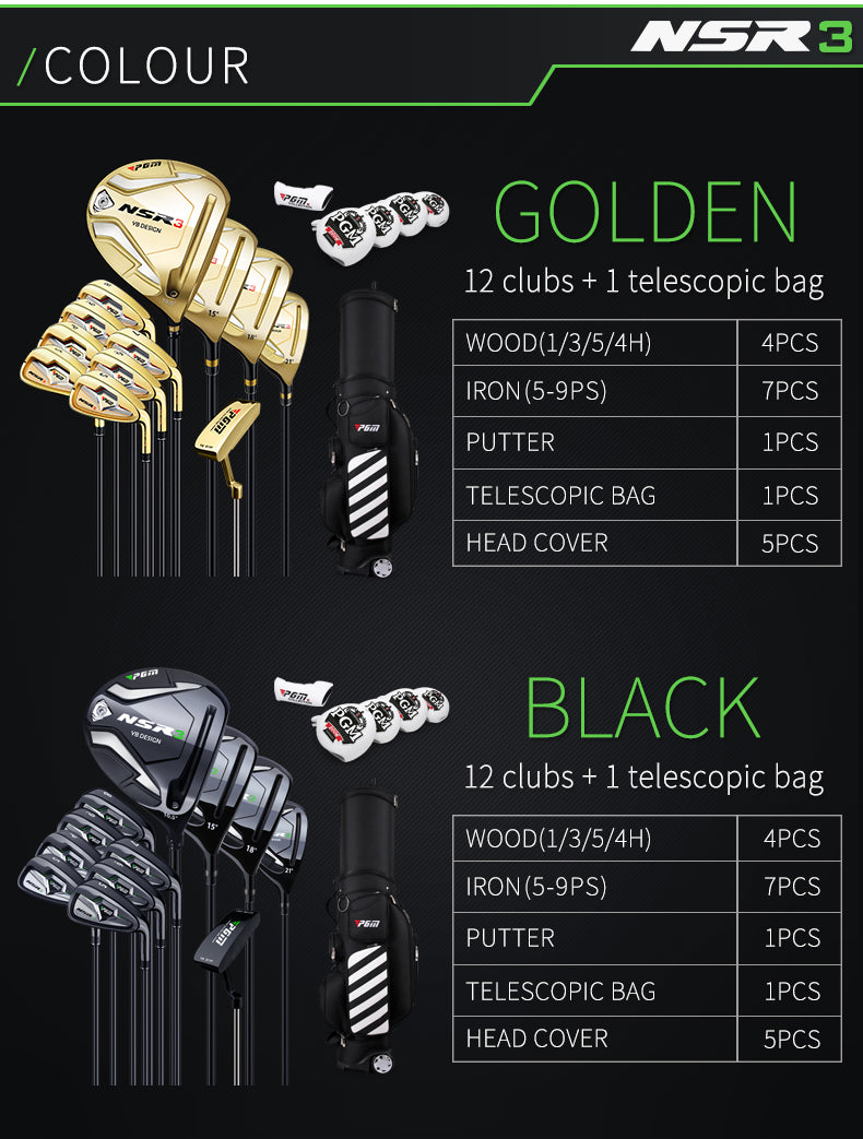 PGM MTG033 OEM golf clubs compete set men high end golf clubs