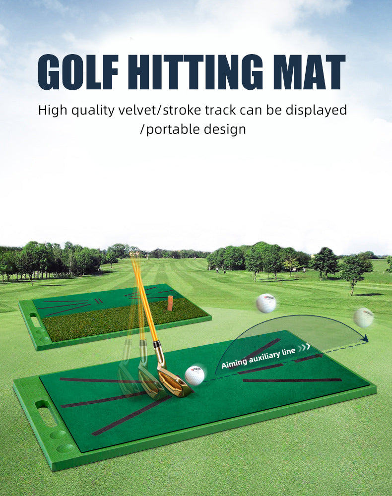 PGM DJD033 chipping golf training mat indoor hitting mini impact golf practice mat