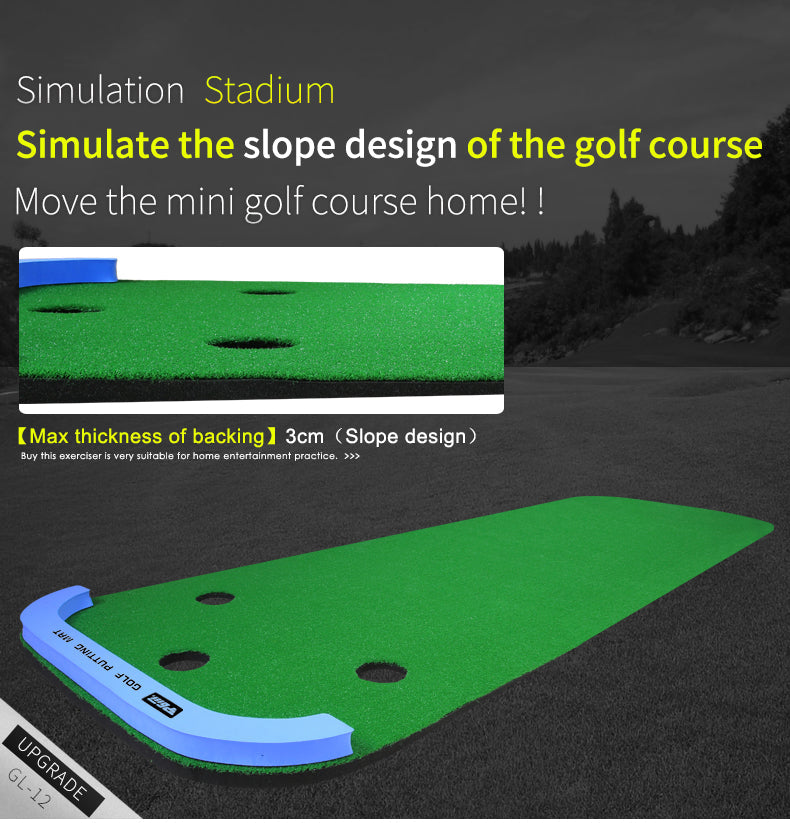 PGM GL012 mini putting green trainer indoor practice putting green