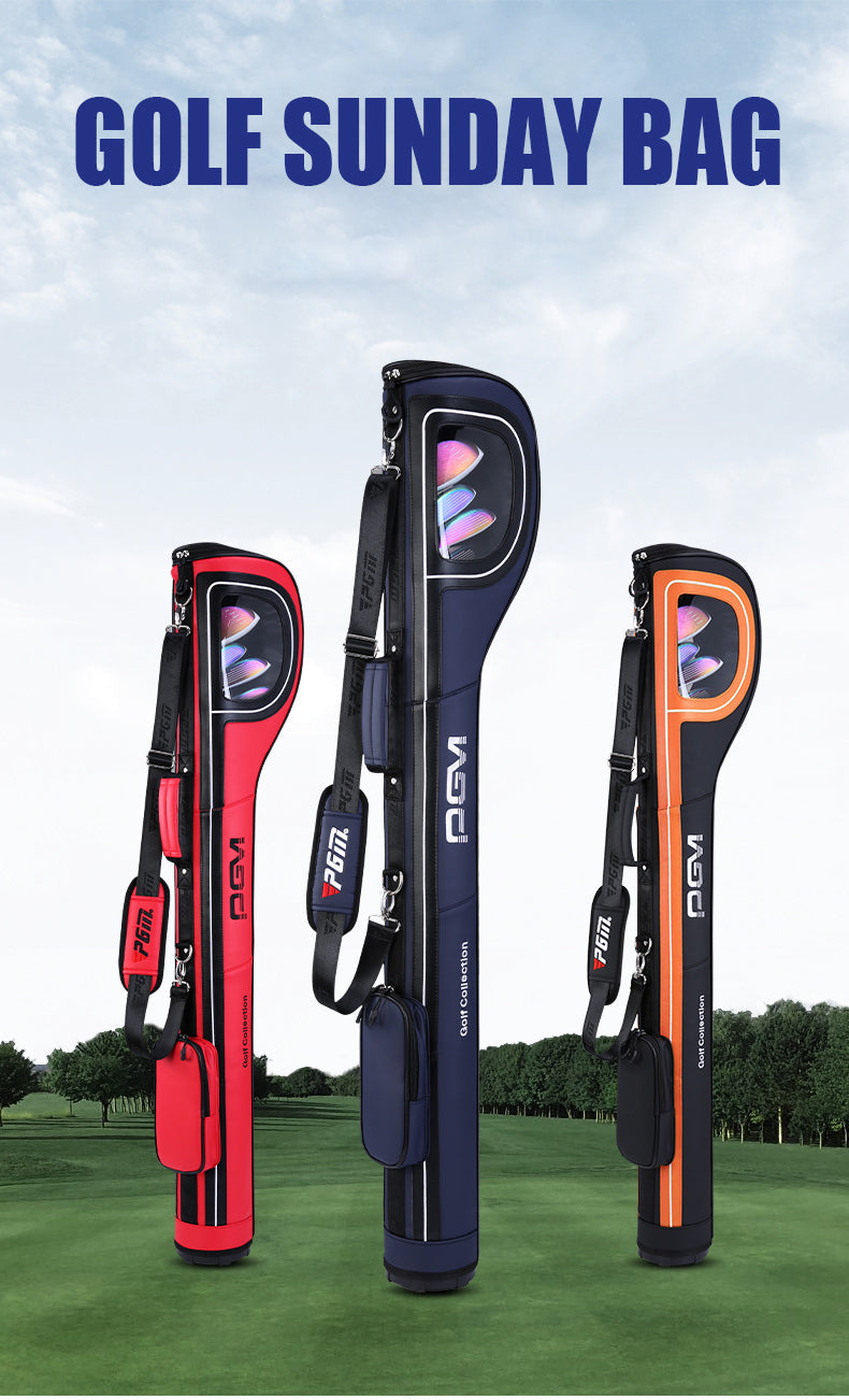 PGM QIAB021 portable sunday golf gun bag personalized luxury golf sunday bag