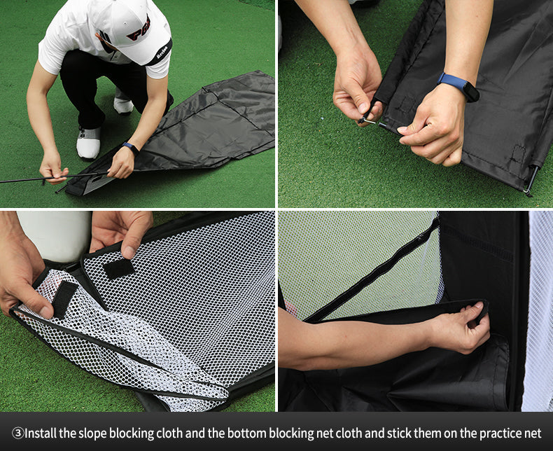 PGM LXW017 indoor home foldable portable golf chipping practice net
