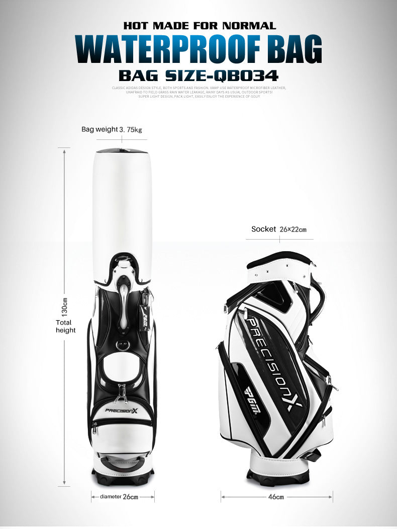 PGM QB034 waterproof golf bag custom PU staff golf bag for man