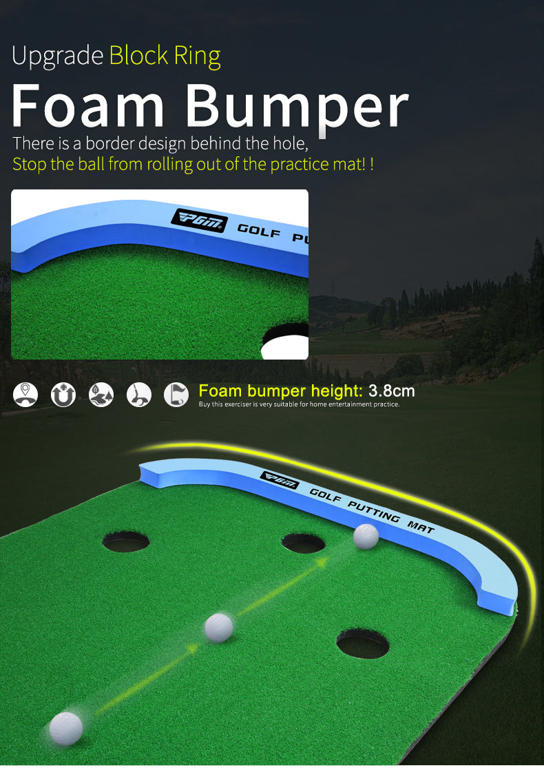 PGM GL012 mini putting green trainer indoor practice putting green