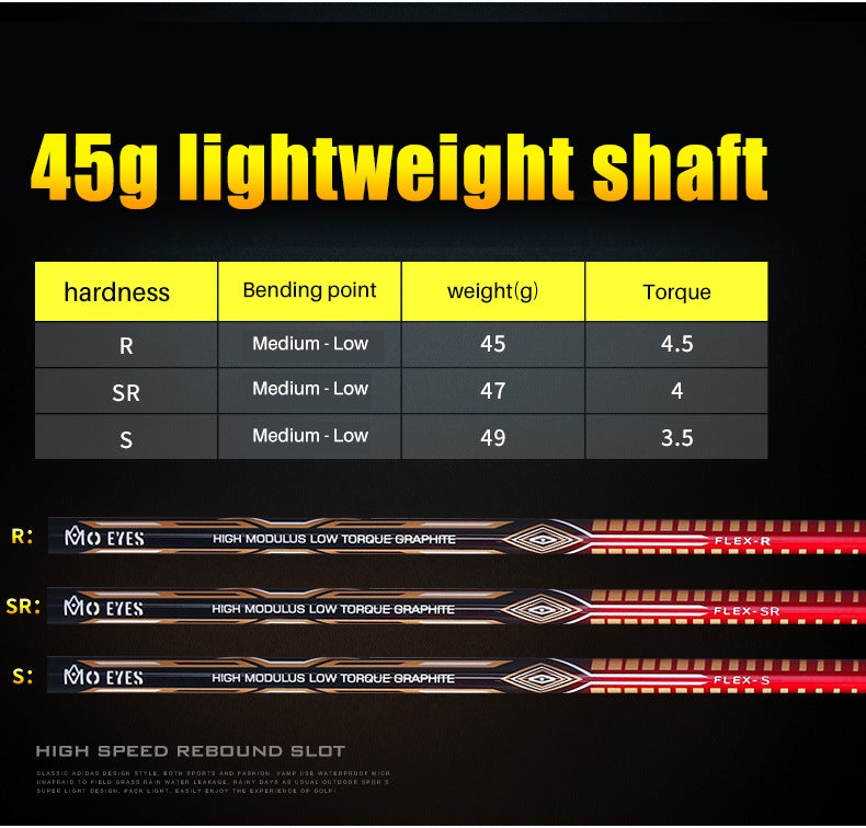 MO EYES Tig020 steel 455 face golf irons high quality patent mens golf club