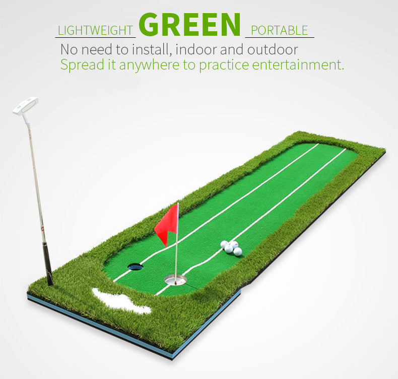 PGM GL009 mini golf putting green trainer putting green mat with two aiming line