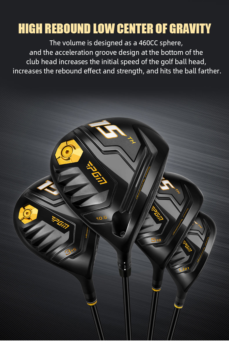 PGM 15TH MTG039 luxury golf set mens complete branded right hand golf clubs complete set