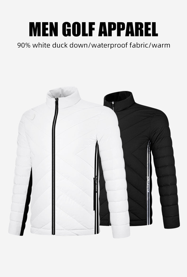 PGM YF518 winter whole sale mens golf jackets polyester warm light golf jacket