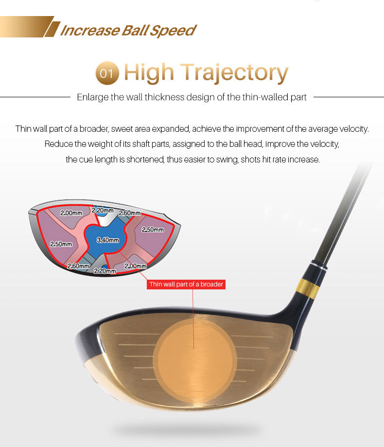PGM MG009 golf driver titanium china branded mens wood golf driver